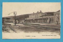 CPA Chemin De Fer Cheminot Train Gare De CLAMECY 58 - Clamecy