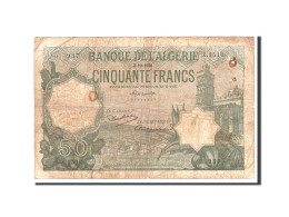 Billet, Algeria, 50 Francs, 1936, 1936-10-02, KM:80a, TB - Algérie