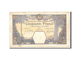 Billet, French West Africa, 50 Francs, 1929, 1929-03-14, KM:9Bc, TB - Westafrikanischer Staaten