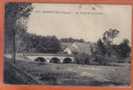 Carte Postale 23. Auzances  Le Pont De Courleix  Beau Plan - Auzances