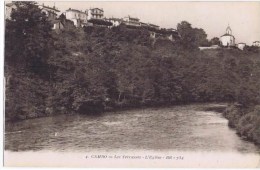 Cpa  CAMBO LES TERRASSES L EGLISE - Ciboure