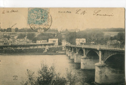 CPA : LE PECQ : Le Pont : 1 Petit Attelage Passant Sur Ce Pont - Inscription Manuscrite L.B Souvenir - Le Pecq