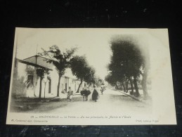 ORLEANSVILLE - LA FERME - LA RUE PRINCIPALE LA MAIRIE ET L'ECOLE - AFRIQUE ALGERIE (N) - Chlef (Orléansville)