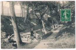 ASNIERES . 27 . Le Jardin Modele , Pont Sur Le Drain . Animée .1913 - Arnières