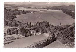 5204 LOHMAR - WAHLSCHEID, Schloss Auel, Luftaufnahme, 1953 - Siegburg