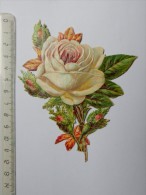 DECOUPIS ANCIEN BOUQUET FLEURS ROSE - Flowers