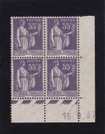 FRANCE COIN DATE  NEUF XX   N°363 -  15/9/1937  - REF STEM - 1930-1939