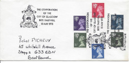 TRès Beau Cachet Illustré THE CORPRATION OF THE CITY OF GLASGOW BIDS FAREWELL 15 Mai 1975 - Postmark Collection