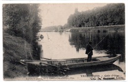 CPA - VALMONDOIS - COIN D'OISE - PECHEUR A LA LIGNE - N/b - 1907 - - Valmondois