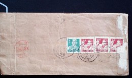 CHINA CHINE CINA  OLD Reg. COVER 1961 XINJIANG KARAMAY TO SHANGHAI  WITH STAMP 10C X3,2C X1 - Lettres & Documents