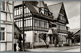 1562 - Ohne Porto - Alte Foto Ansichtskarte Unterweißbach HO Gaststätte FDGB Erholungsheim Goldene Lichte Gel - Rudolstadt