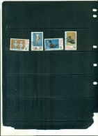 TURQUIE 18 EXPOSITION D'ART DU CONSEIL DE L'EUROPE 4 VAL OBLITERES - Used Stamps