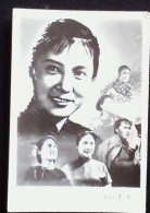 CHINA CHINE CINA CHINESE FAMOUS MOVIE ACTOR  QIN YI秦怡  PHOTO 60MM X84MM - Unused Stamps