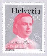 Switzerland 2016 (1/2016) Marie Heim Vögtlin 1845–1916 Switzerland’s First Female  Doctor MNH - Nuovi