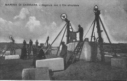 Marina Di Carrara (Massa E Carrara) - Segatura Con Il Filo Elicoidale - Carrara
