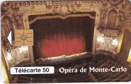 Monaco, MCO-59, 50 Units, Opéra De Montecarlo, 2 Scans. - Mónaco