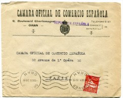 ORAN RP Env. Du 01/12/1931 - Lettres & Documents