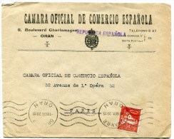 ORAN RP Env. Du 01/12/1931 - Brieven En Documenten