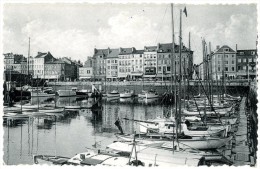 Oostende - Ostende. Kom Van "Royal Yacht Club". Bassin. Zeilboten - Voiliers. Poststempel - Cachet Postal: 1961 Oostende - Oostende
