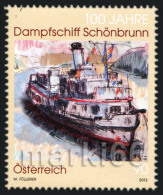 Austria - 2012 - 100 Years Of Schonbrunn Steamship - Mint Stamp - Unused Stamps