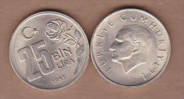 AC - TURKEY 25 000 LIRA - TL  1995 UNCIRCULATED - Türkei