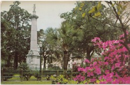 USA, PULASKI MONUMENT, MONTEREY SQUARE, SAVANNAH, GEORGIA, Unused Postcard [16697] - Savannah