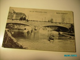 BERLIN TEMPELHOF , SEE AM HOHENZOLLERN CORSO  ,  POSTCARD , O - Tempelhof