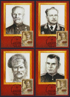 2015 RUSSIA "HEROES / CENTENARY OF WORLD WAR I" MAXIMUM CARDS (MOSCOW) - Maximum Cards