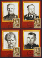 2015 RUSSIA "HEROES / CENTENARY OF WORLD WAR I" MAXIMUM CARDS (MOSCOW) - Cartes Maximum