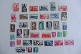 France : 37 Timbres Neufs Sans Charnière - Collections