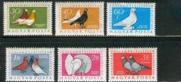 HUNGARY - 1957. Pigeons Cpl.Set MNH!! - Nuevos