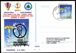 Croatia Varazdin 2001 Soccer Football World Championship Korea/Japan 2002 Group 6 Qualifying Round Croatia - San Marino - 2002 – South Korea / Japan