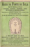 Rotulo AGUA DE SULA Bussaco + AGUA DA CURIA. Carta Papel Timbrado HUMBERTO BOTTINO Lisboa PORTUGAL 1910s - Portugal