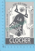 QSL  - Cowansville Quebec Canada - La Base Du Clocher -  2 Scans - CB-Funk