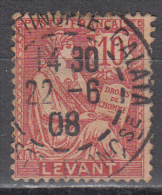 France  Offices In Turkey (levant )   Scott No 26    Used   Year  1902 - Usati