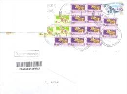 2012. Russia, The Letter By Registered Post To Moldova - Storia Postale