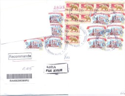 2014. Russia, The Letter By Registered  Air-mail Post To Moldova - Covers & Documents