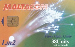 Malta, 169b, Fibre Optic Cable B, 2 Scans.    Chip ST 1200 Type B - Malta