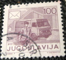 Yugoslavia 1986 Postal Services 100d - Used - Gebraucht