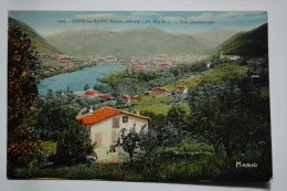 France Digne Les Bains Station Estlvale Alt 603 M. Vue Panoramique Stamp 1934  A 97 - Digne