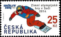 Czech Republic - 2014 - Winter Olympic Games In Sochi - Mint Stamp - Unused Stamps