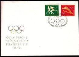 Germany Berlin 1960 Olympic Games Squaw Valley & Rome 1960 Athletics Jump Skiing - Invierno 1960: Squaw Valley