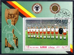 AJMAN   BF   Oblitéré    JO 1972   Football  Soccer  Fussball Coupe - Used Stamps