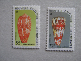 NOUVELLE CALEDONIE    P 498/499 * *    COQUILLAGES - Unused Stamps