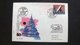 Norwegen 815 Ausstellungsbrief NORWEX ´80, SST FN-DAGEN 15.6.1980, Fernsprecher, Erdfunkstelle - Cartas & Documentos