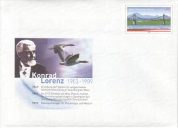 Deutschland Germany Ganzsache 2003 Konrad Lorenz - Briefomslagen - Ongebruikt