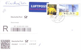 2012. Germany, The Letter By Registered Post To Moldova - Brieven En Documenten