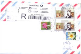 2012. Germany, The Letter By Registered Prioritaire Post To Moldova - Brieven En Documenten
