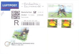 2013. Germany, The Letter By Registered Prioritaire Post To Moldova - Brieven En Documenten