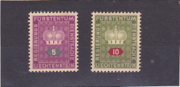 LIECHTENSTEIN   Service    Y.T.   N° 35   36   NEUF** - Service